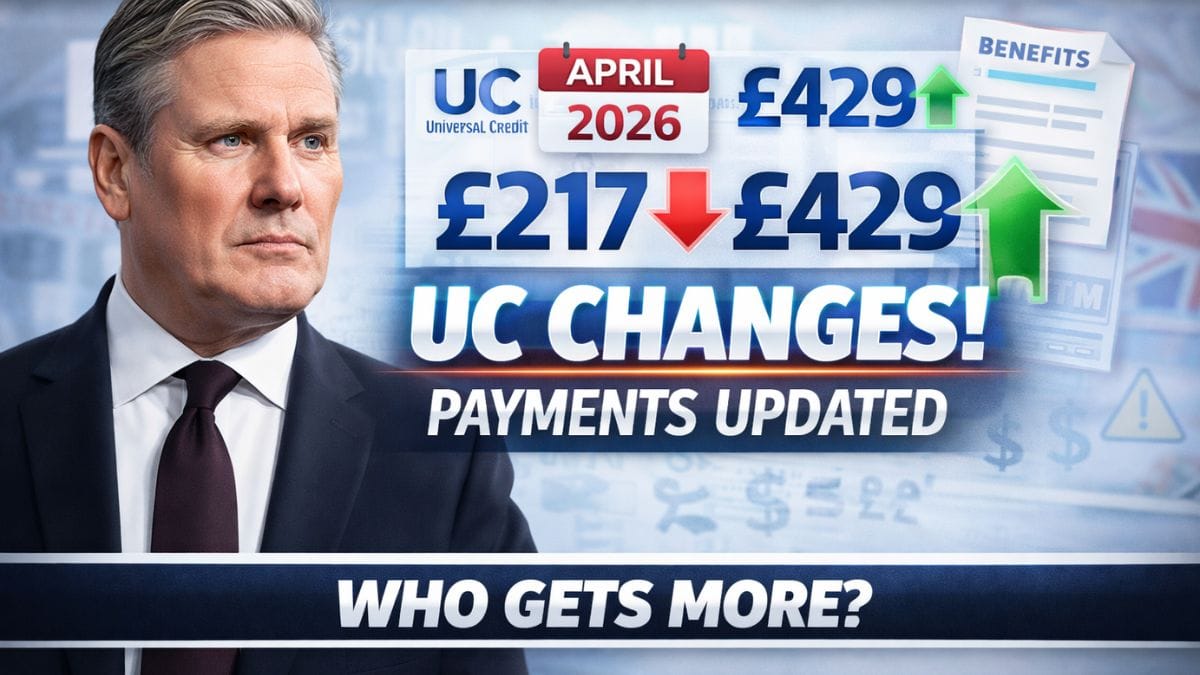 Changes to Universal Credit April 2026