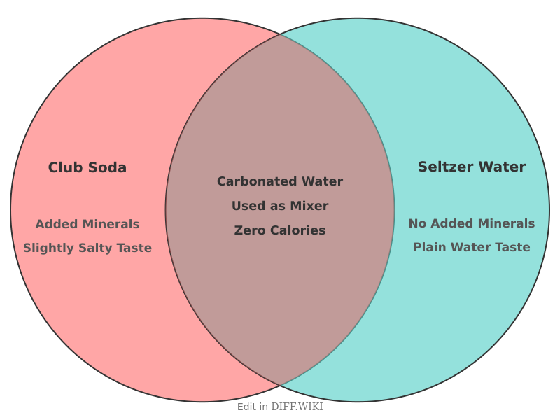Is There a Difference Between Club Soda and Seltzer Water
