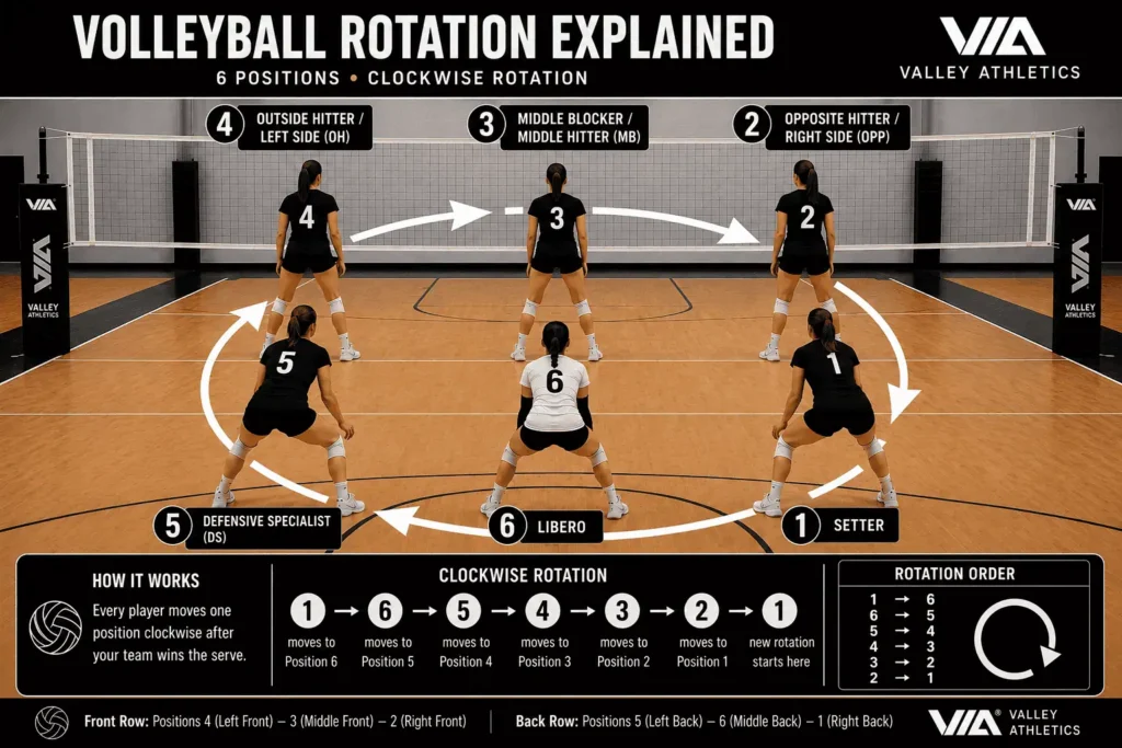 What Way Do You Rotate in Volleyball