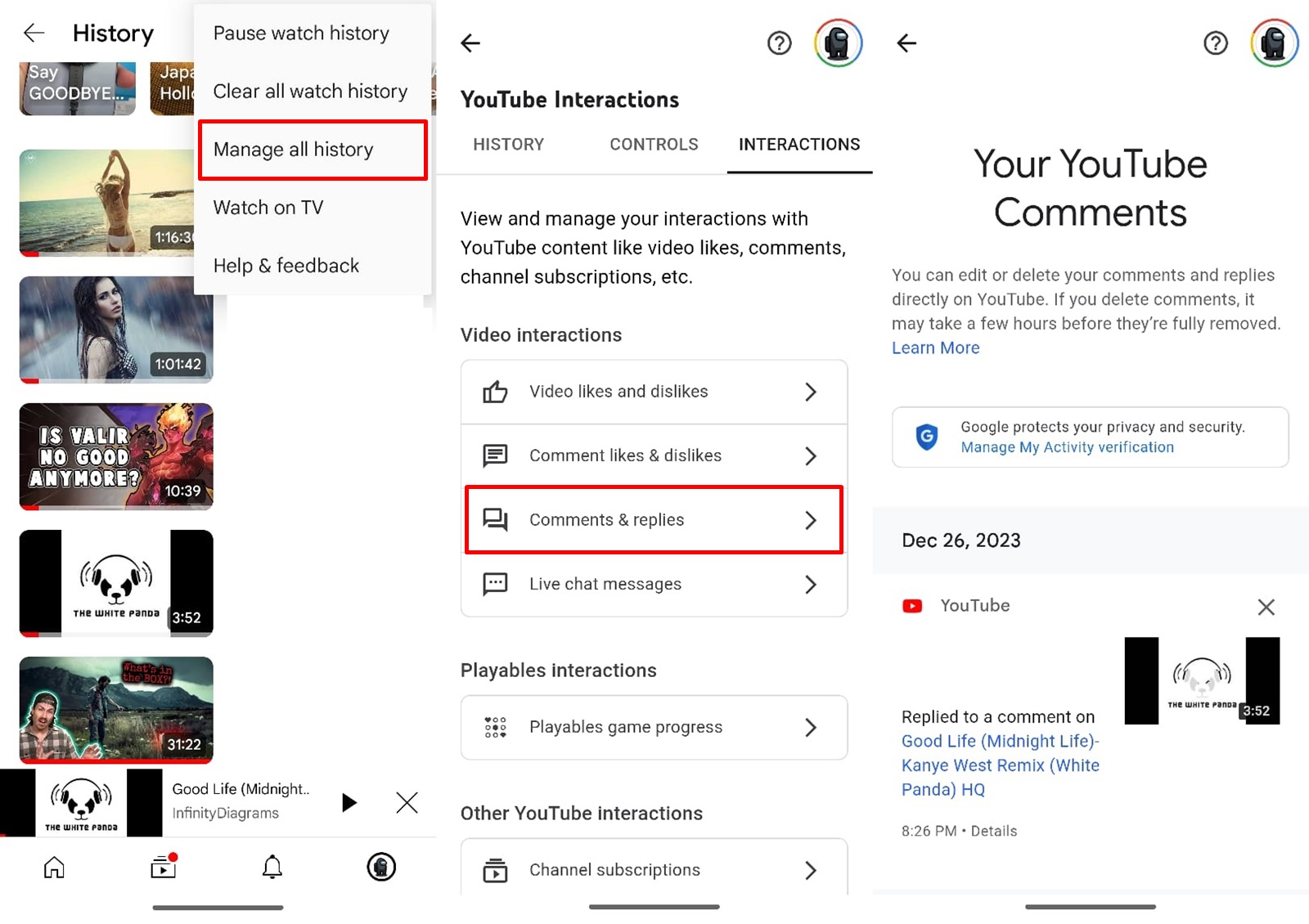 Youtube Com Feed History Comment_History