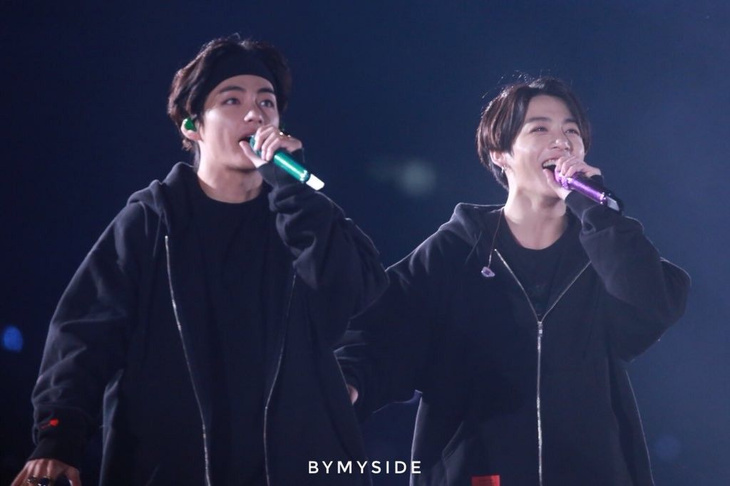 Taehyung Licked Jungkooks Face Speak Yourself Seoul