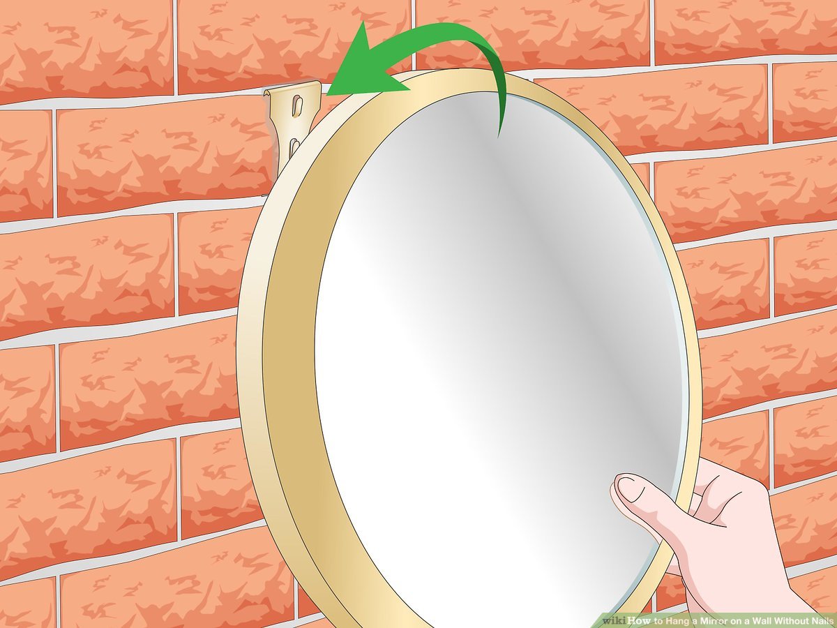 How to Hang Mirror on Wall Without Nails