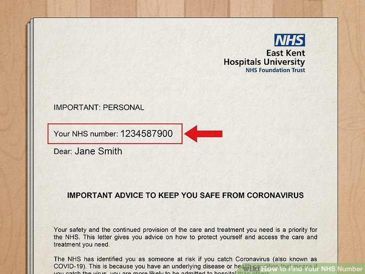 How to Get a Nhs Number Uk