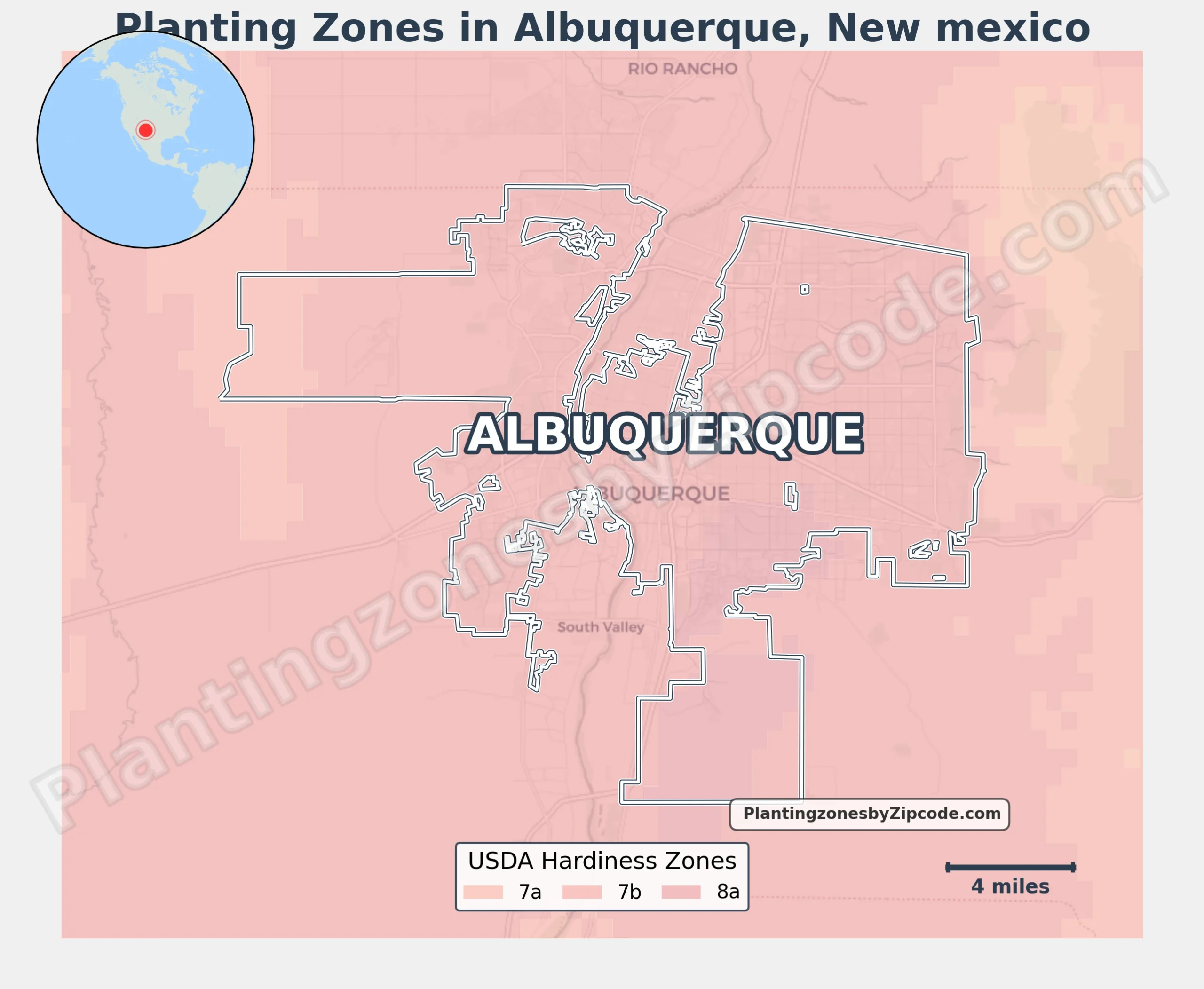 What Planting Zone Is Albuquerque New Mexico