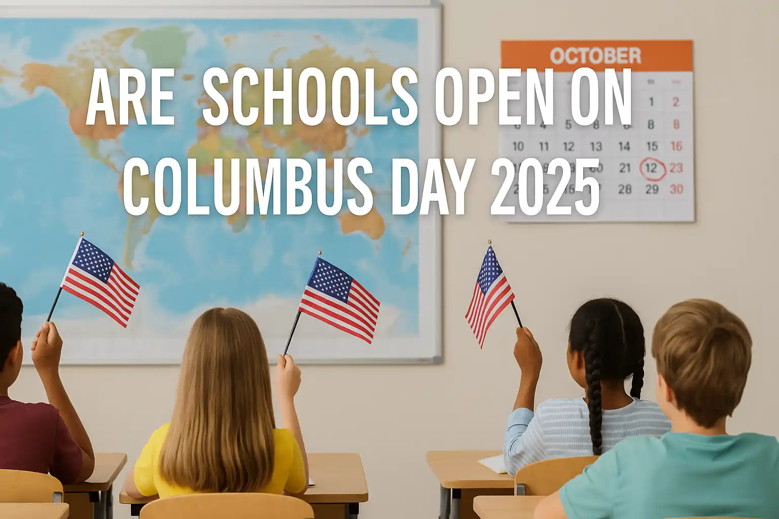 Schools Open in Columbus Day