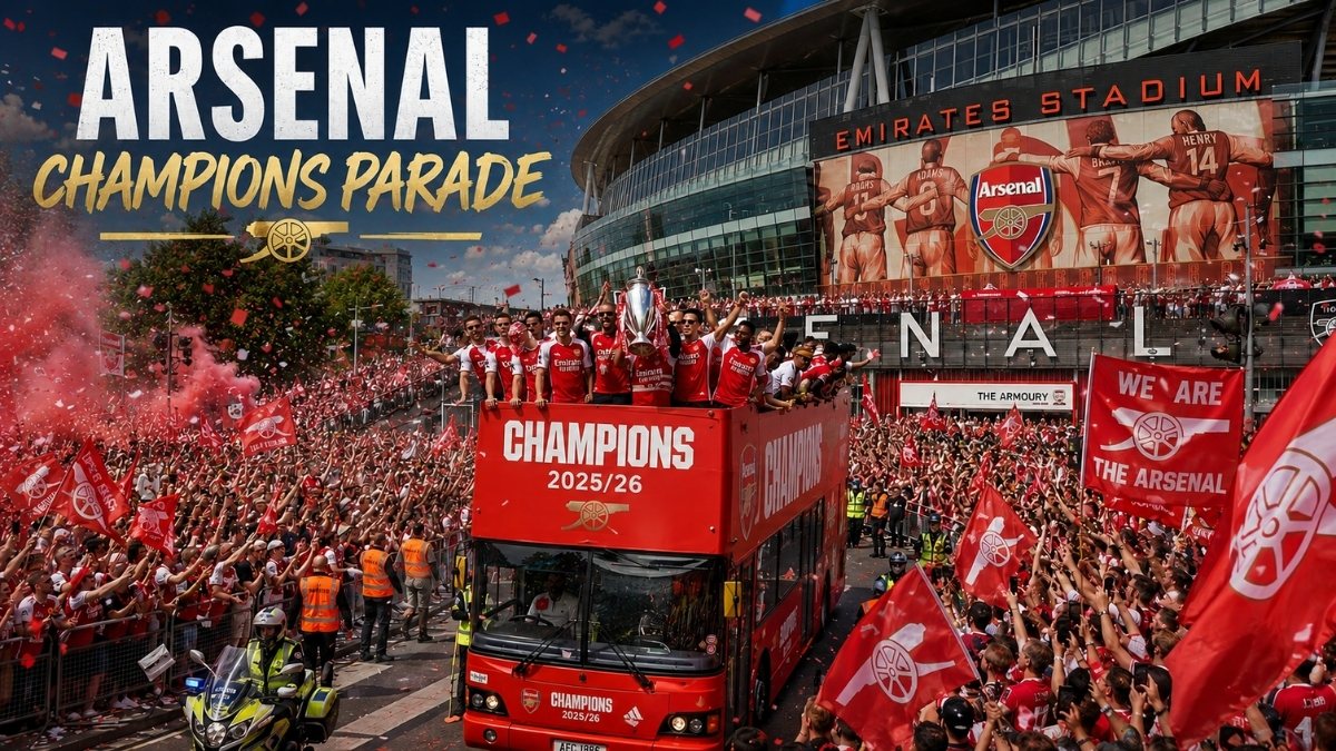 What Time Is Arsenal Parade Today