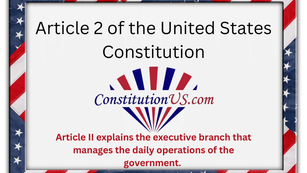 How Many Words in Article 2 of the Constitution