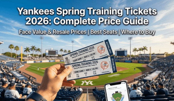 Yankee Spring Training Schedule 2026 Tickets