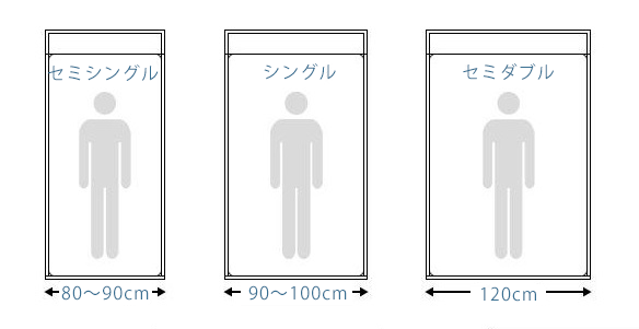 セミシングルサイズで後悔する理由とは？寸法と失敗しない選び方