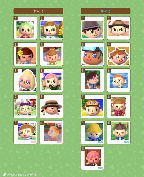 【とび森】顔チャート完全網羅！みしらぬネコの質問分岐と全12種