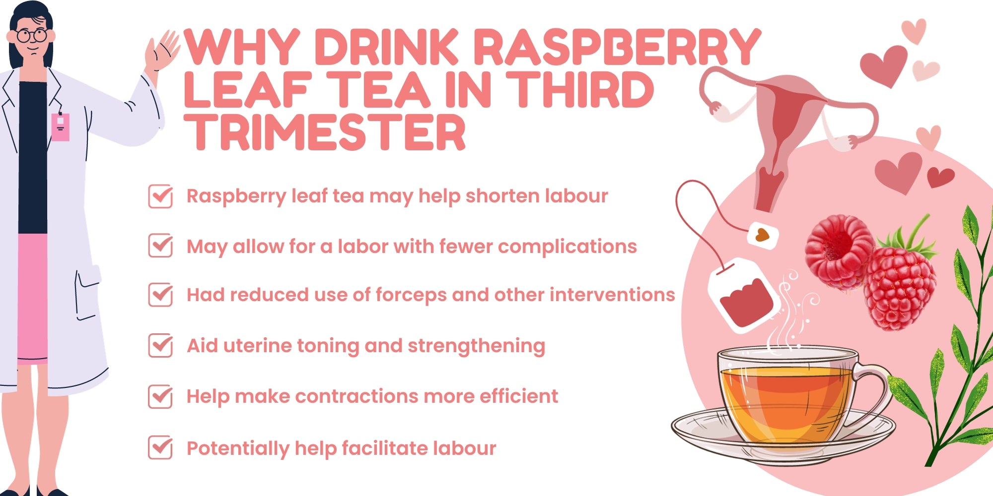 Raspberry Tea to Induce Labor