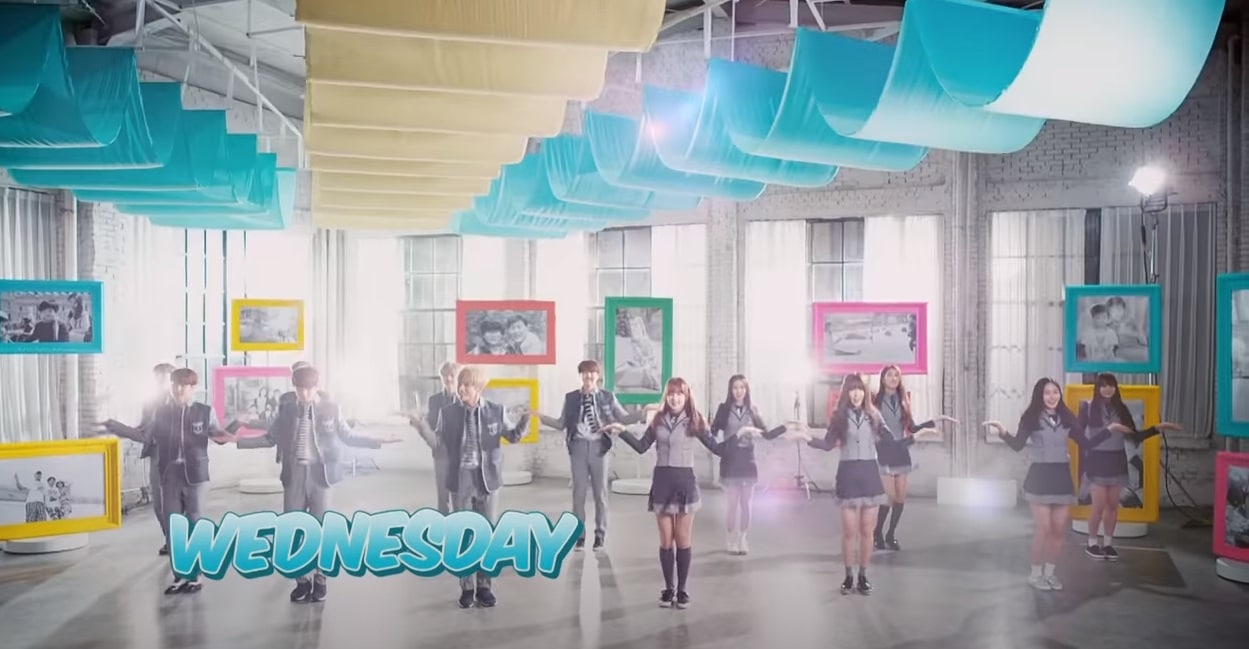Bts and Gfriend Family Song Behind the Scene