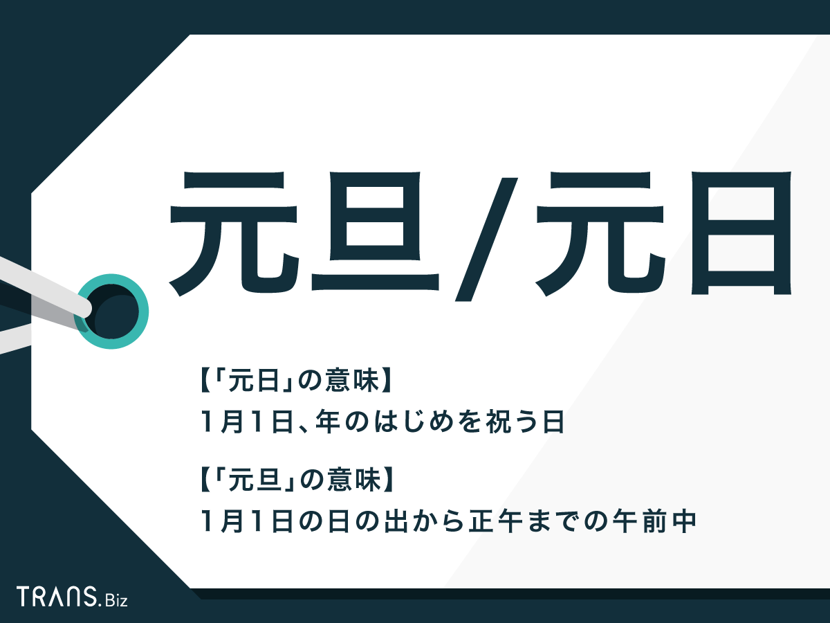 元旦と元日の違いとは？年賀状マナーと時間帯の真相