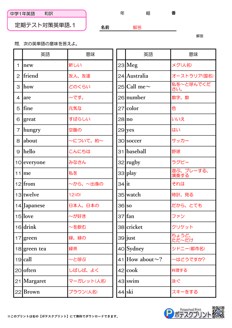 中学英単語を即忘れる原因とは？高校受験と定期テストを制する暗記法