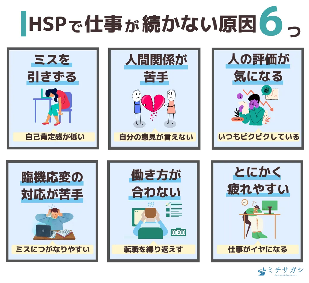 仕事が続かないのは甘え？長続きしない理由と向いてる適職の選び方