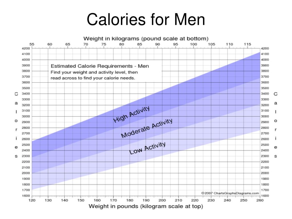 Average Daily Calories for a Man