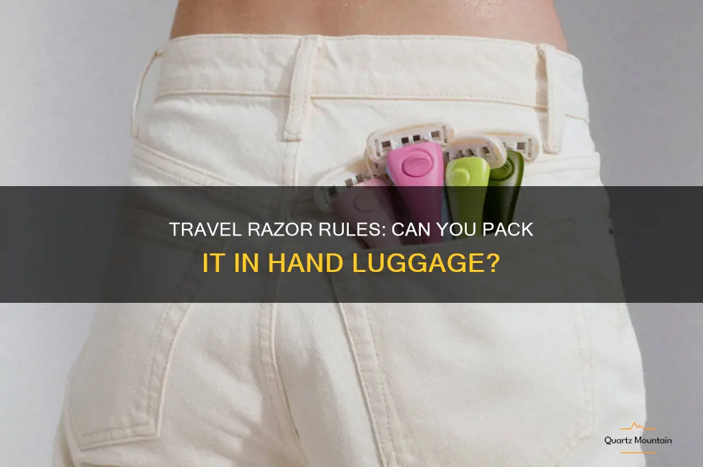 Can You Take a Razor in Hand Luggage Easyjet