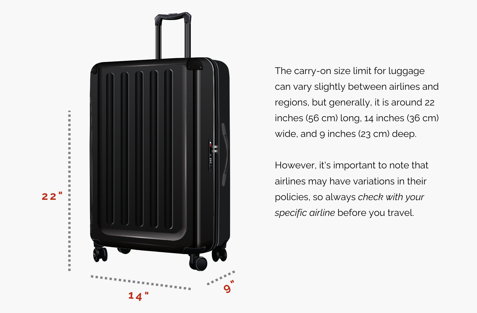 What Are the Dimensions of a Carry-on Bag