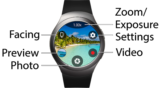 Camera Pro Remote Control for Samsung Watch