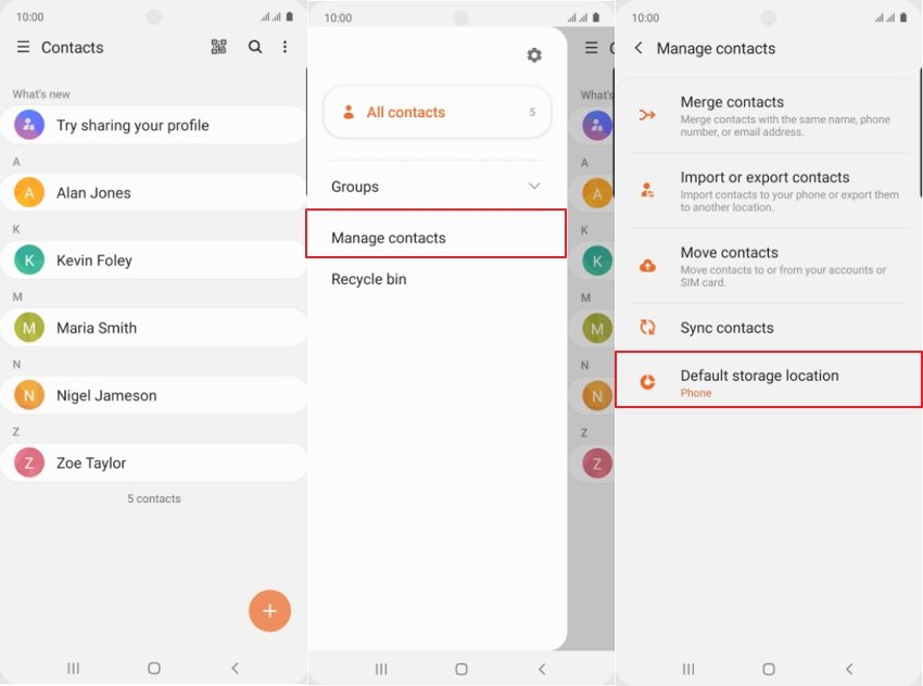Where Are the Contacts Stored in Android