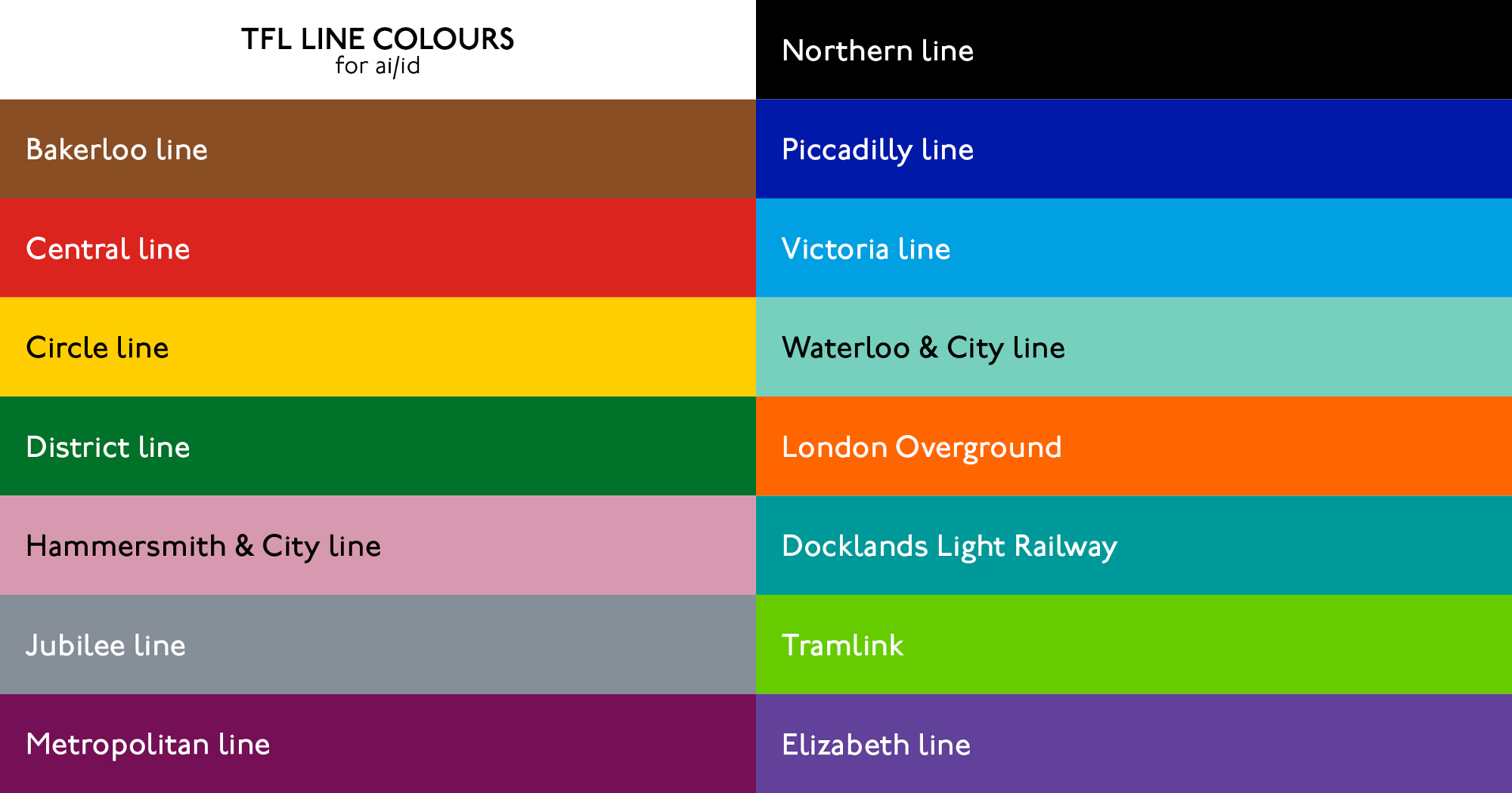 What Colour Is the Metropolitan Line