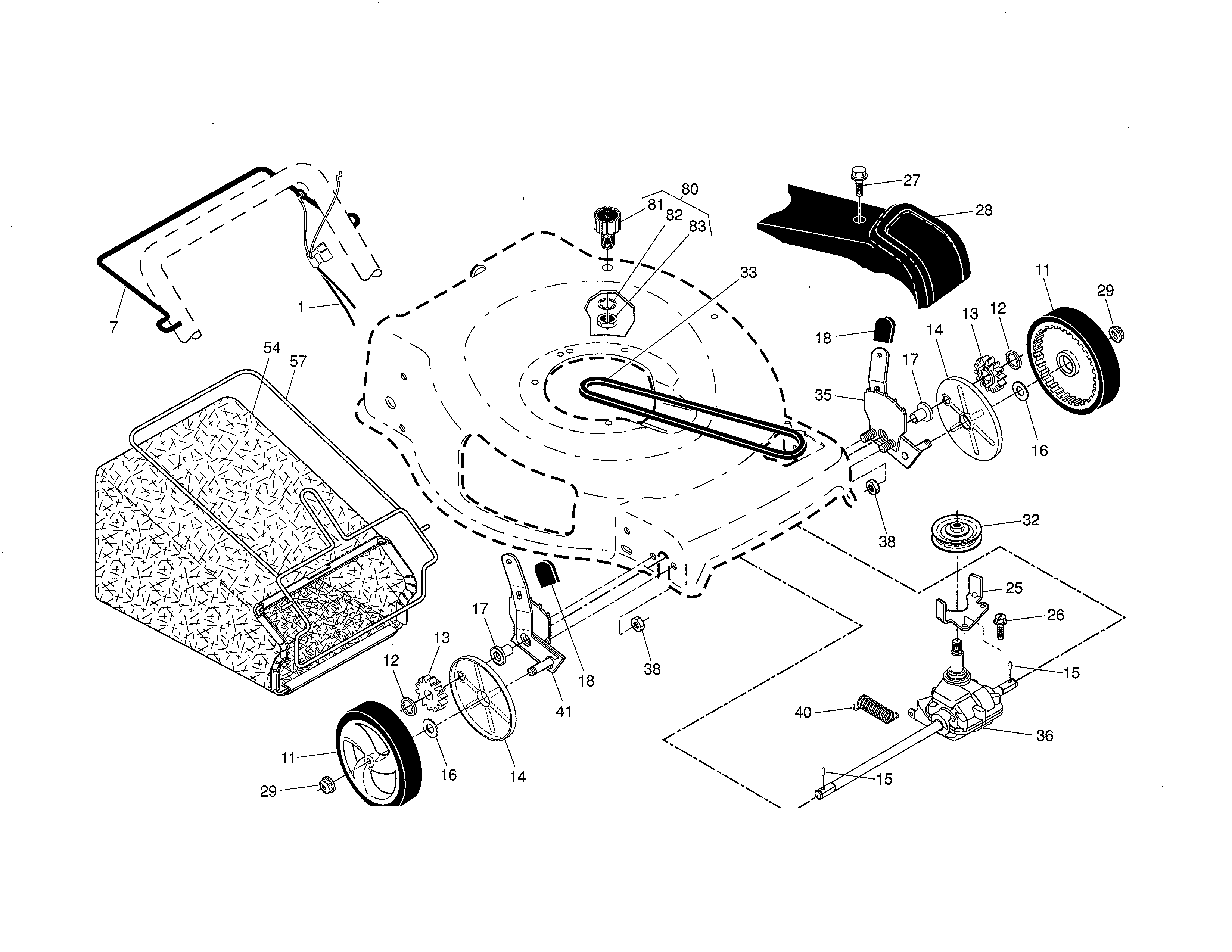 Craftsman Walk Behind Trimmer Parts List