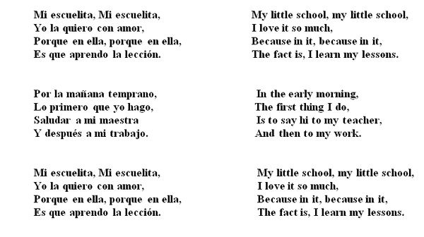 Spanish Short Poems with Translation in English