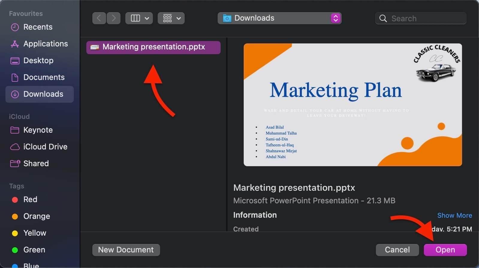 How to Open a Pptx File on Mac