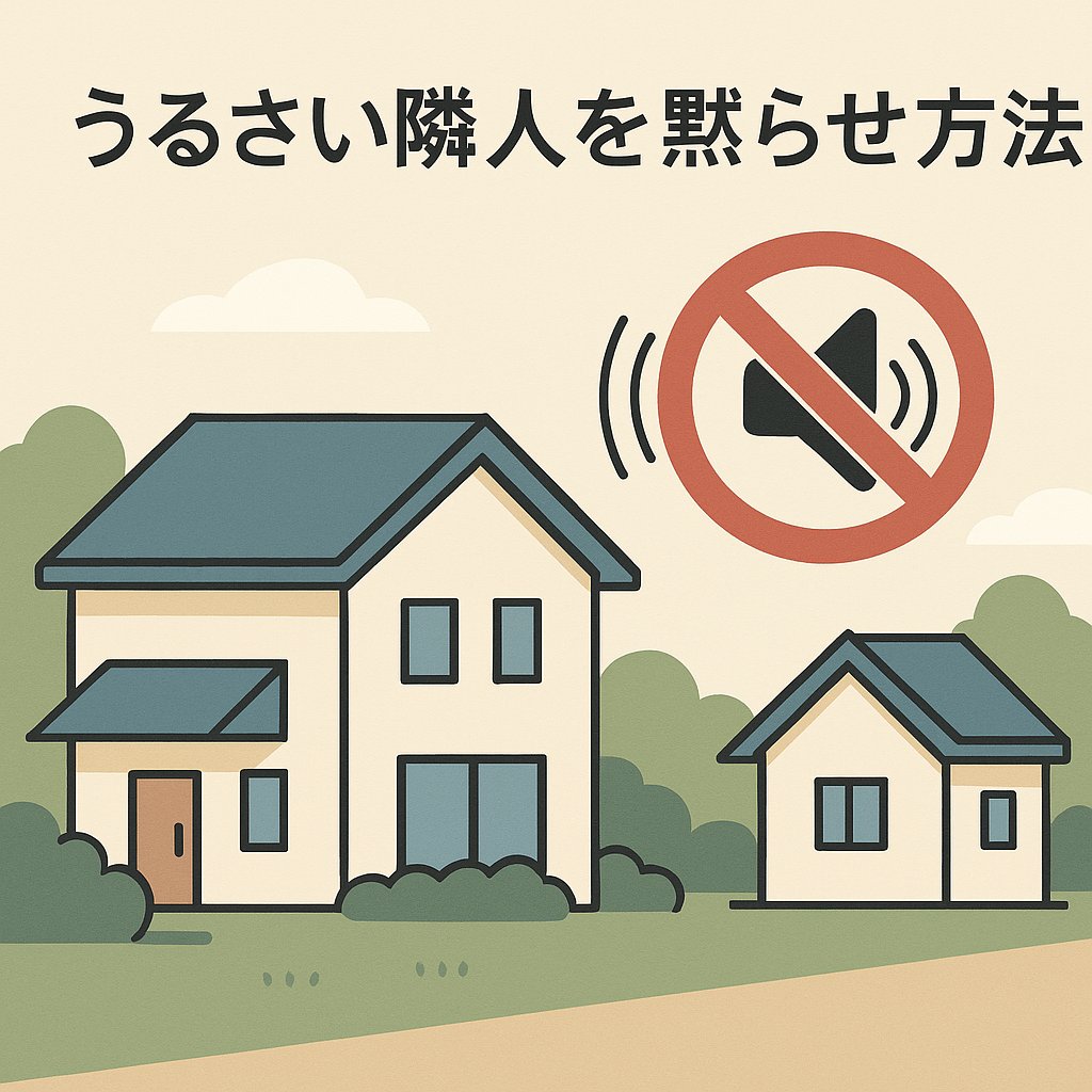 うるさい隣人を黙らせる方法｜警察・管理会社を動かす合法的撃退術