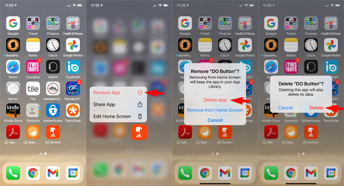 Iphone 7 How to Remove Apps