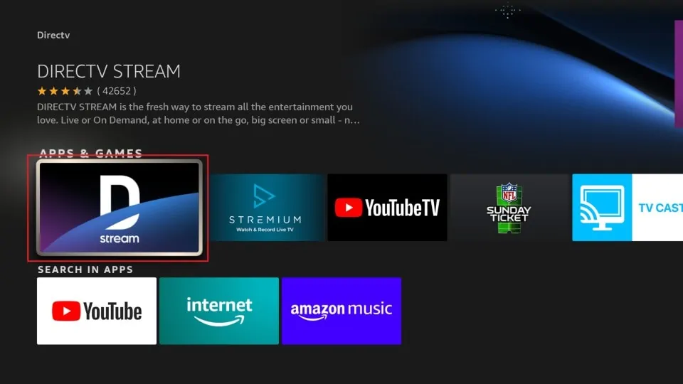 Directv App for Amazon Fire Tv