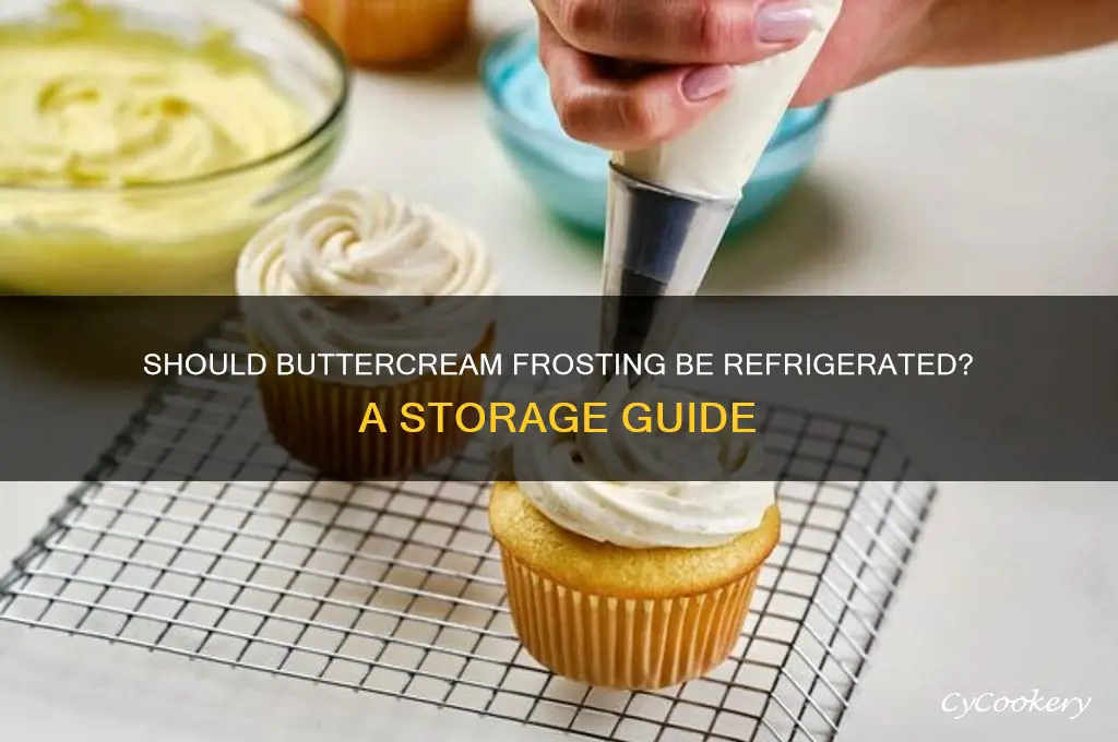 Does Cake with Buttercream Frosting Have to Be Refrigerated