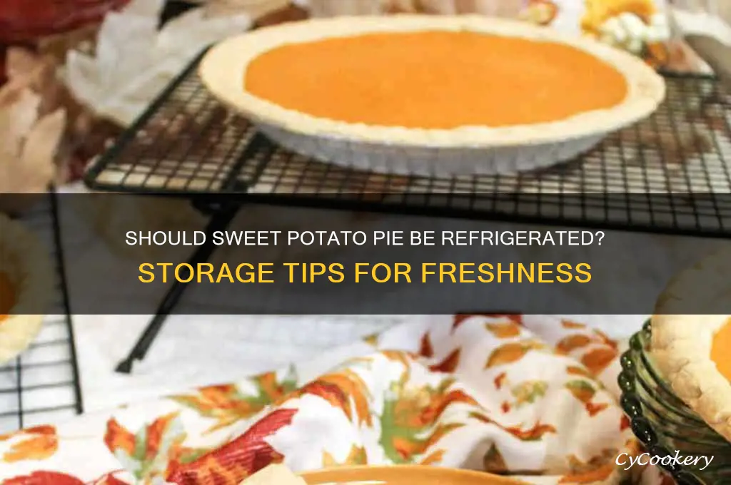 Sweet Potato Pie Storage