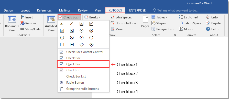Can You Add Check Boxes in Word