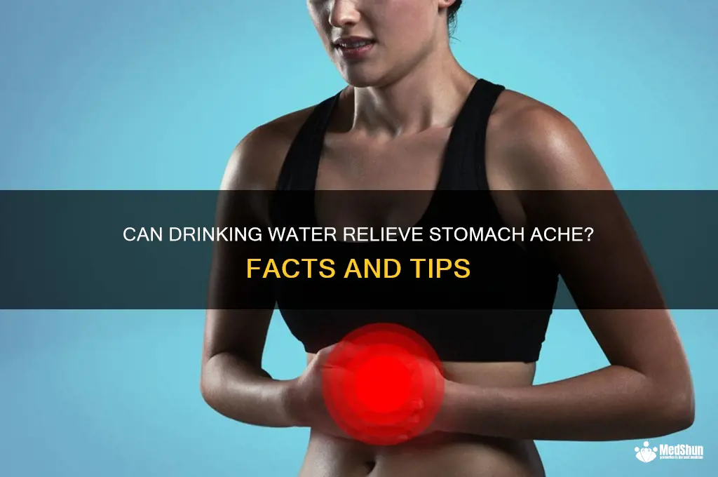 Does Drinking Water Help a Stomach Ache