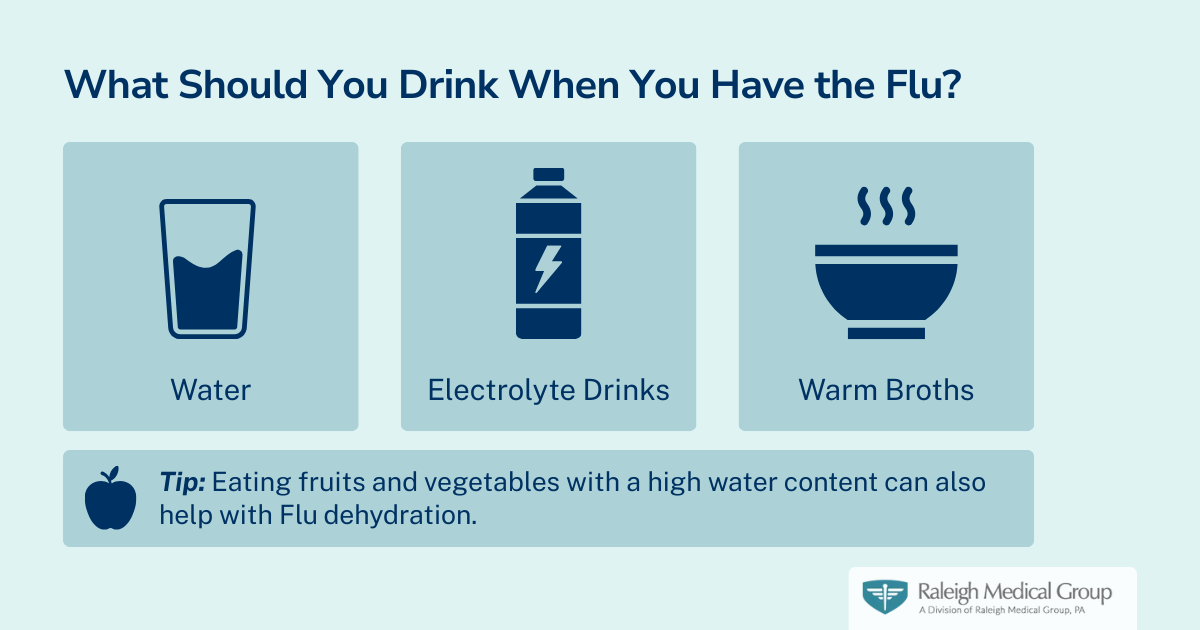 What Is Good to Drink When You Have the Flu