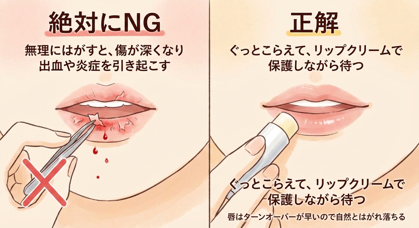 唇の皮がむける本当の原因、実は〇〇だった？即効ケア完全版