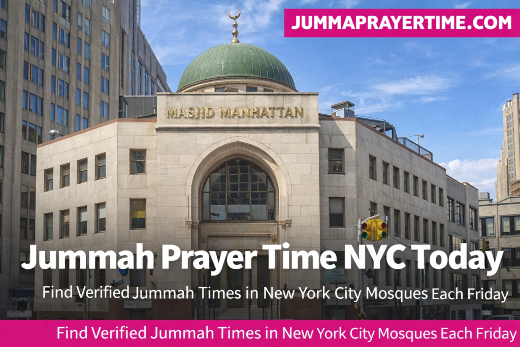 Jummah Prayer Time Nyc