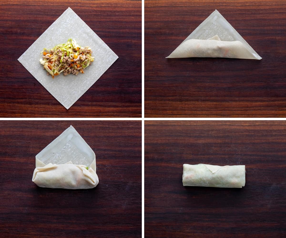 How to Roll Egg Roll