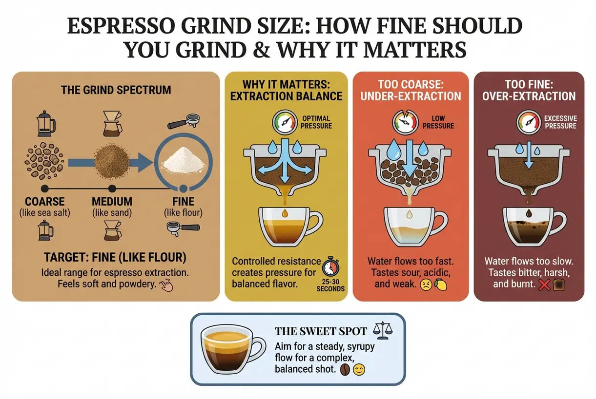 How Fine to Grind Espresso