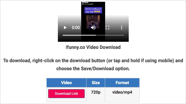 How to Save an Ifunny Video