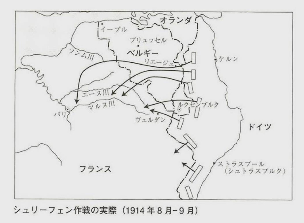 シュリーフェンプランなぜ失敗？二正面作戦の罠と小モルトケの誤算