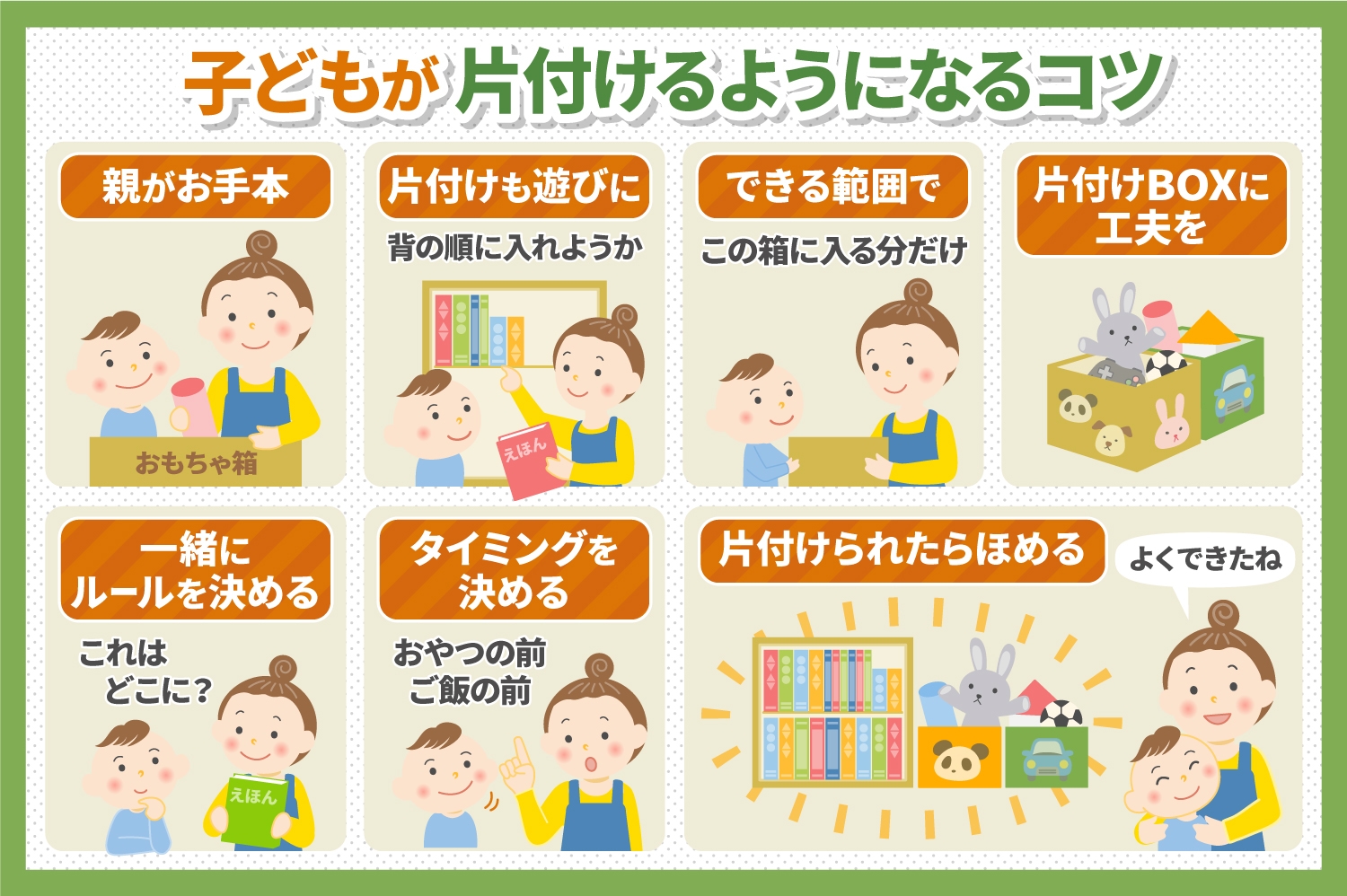 片付けられない発達障害の子供を変える！科学が教える３ステップ