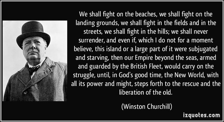 Winston Churchill Speech We Will Fight on the Beaches