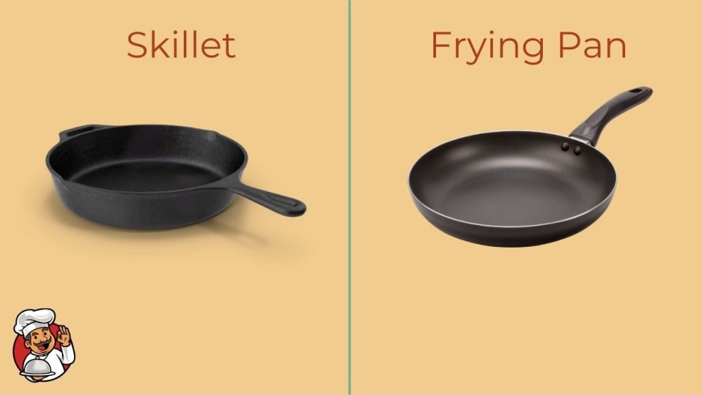 Difference Between Frying Pan and Skillet