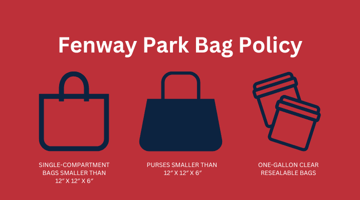 Red Sox Parade Bag Policy