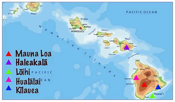 How Many Volcanoes Are in the Hawaiian Islands
