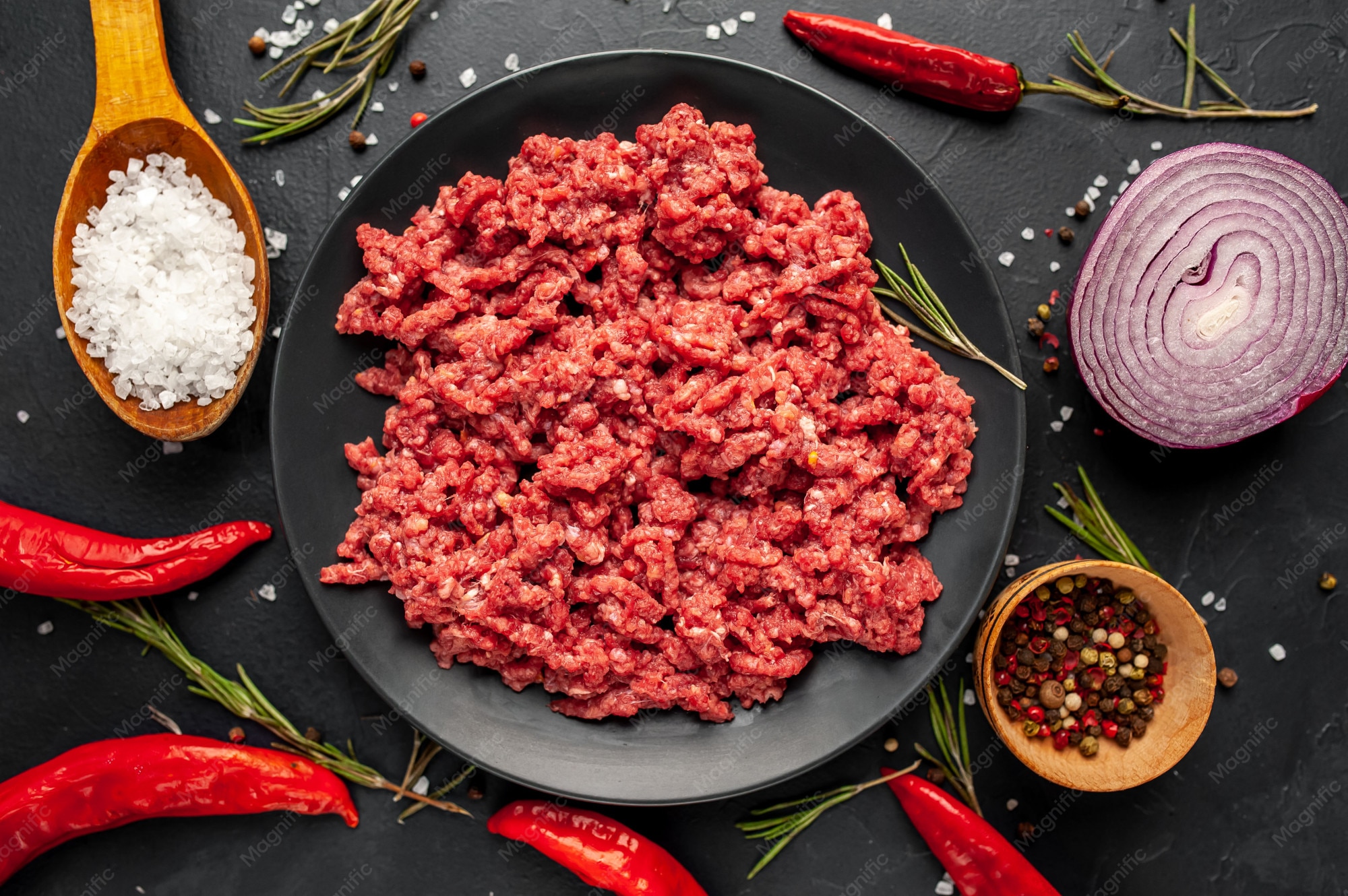 Raw Minced Meat Dish