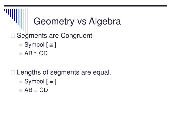 What Is the Difference Between Algebra and Geometry