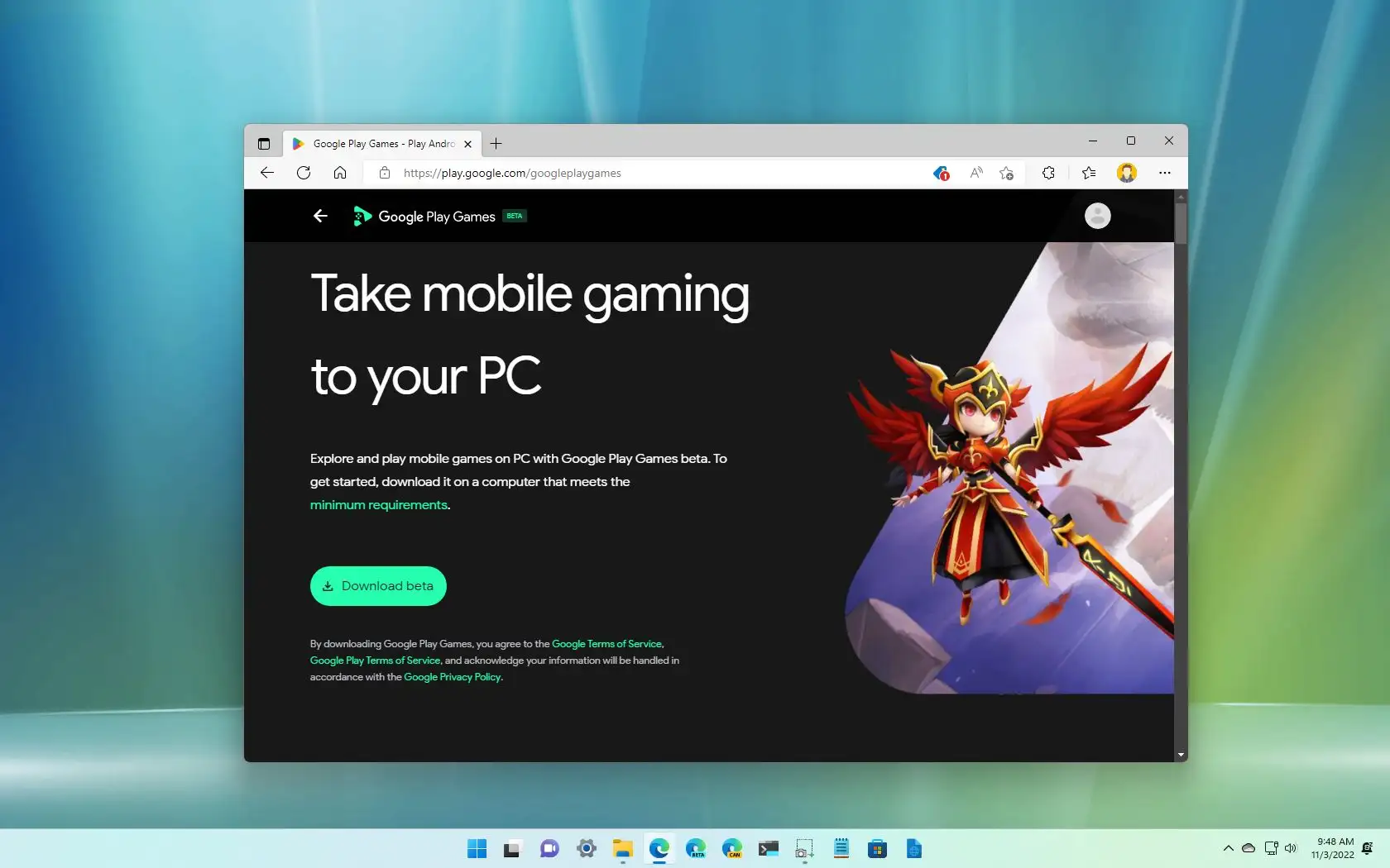 Google Play Games App for Pc